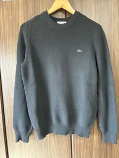 LACOSTE ウールニットセーター US S ブラック