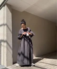 コットンキャンブリック　ワンピース　searoomlynn