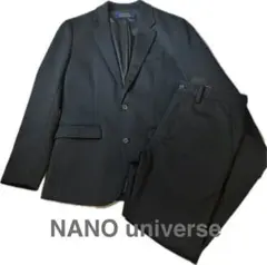 NANO universe ナノ・ユニバース ビジネススーツ 黒 ブラック