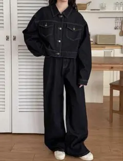 デニム　セットアップ