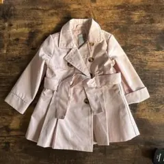 新品未使用品 TAHARI トレンチコート　スモーキーピンク色　USサイズ12M