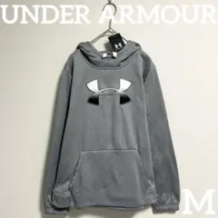 【新品未使用】アンダーアーマー フリース ビッグロゴパーカー フーディー M