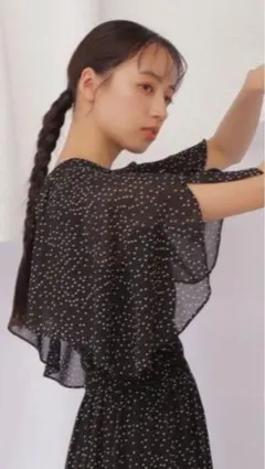 JILL by JILL STUART シフォンロングワンピース