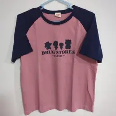 DRUG STORE'S ラグランTシャツ