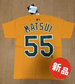 新品 松井秀喜 ① 묶음 판매 あり アスレチックス Tシャツ S