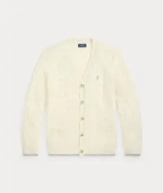 Polo Ralph Laurenケーブルニット ウールカシミヤ カーディガン