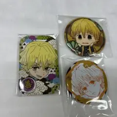 我妻善逸 缶バッジ まるかく缶バッジ 鬼滅の刃