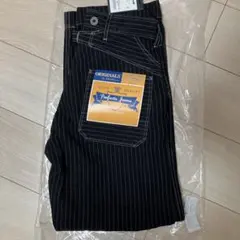 Schott N.Y.C. W30 ヒッコリー　デニムパンツ　黒　ショットのサムネイル