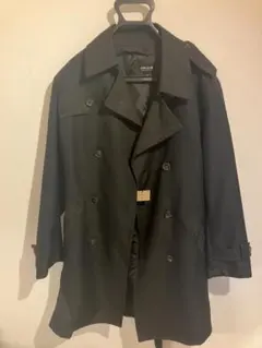 COMME CA ISM ブラック トレンチコート Mのサムネイル