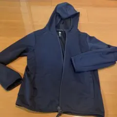 UNIQLO フルジップパーカー　130 ネイビー　薄手