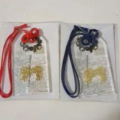関西万博2025 ミャクミャク 限定販売 透明 アクリル お守り 金 箔押し2