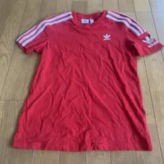 adidas アディダス 半袖 Tシャツ レッド M