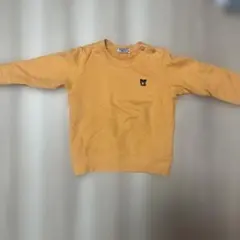 DOUBLE_B トレーナー　オレンジ　90cm