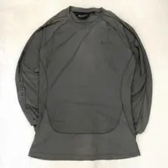 ワークマン 作業服 長袖 冷感 通気性 UVカット ストレッチ ダークグレー Lのサムネイル