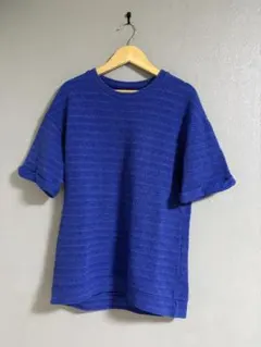 ZARA 半袖サマーニット　青　サイズＭ
