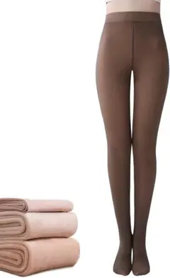 タイツ 透け感 フェイクタイツ 極暖 裏起毛 ストッキング 着压