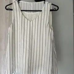 INGNI ストライプ ノースリーブ トップス