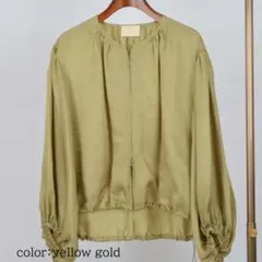 [新品　タグつき]シャイニーバルーンスリーブジャケット