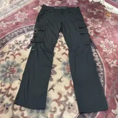 00s archive NICOLE CLUB gimmick スラックス 黒