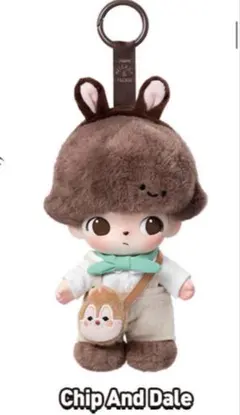 DIMOO WORLD × DISNEY ぬいぐるみキーチェーン チップとデール