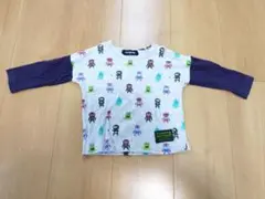 kladskap クレードスコープ 長袖Tシャツ ロンT 宇宙人柄 80cm