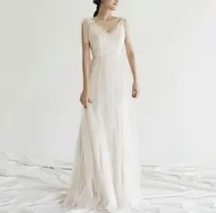 ウェディングドレス 二次会 前撮り ホワイト Aライン 結婚式 ブライダル