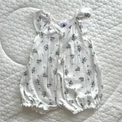 PETIT BATEAU 花柄ロンパース 12m/74㎝