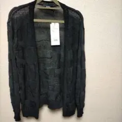 （新品未使用）AZUL by MOUSSY ブラックカーディガン Sサイズ