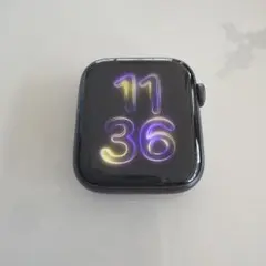 【美品】Apple Watch SE 44mm ブラック 純正メッシュバンド付
