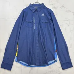 【美品】ルコックスポルティフ ゴルフウェア 長袖 ポロシャツ レディース L