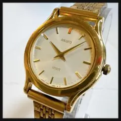 【稼働】SEIKO SPIRIT セイコー★ゴールド レディース 腕時計 薄型