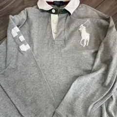 Polo by Ralph Lauren 長袖ポロシャツ グレー 150