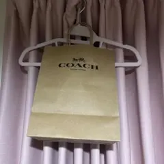 COACH ブラウン紙袋 小型