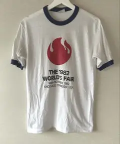 Vintage Tee Hanes WORLD'S FAIRリンガー Tシャツ
