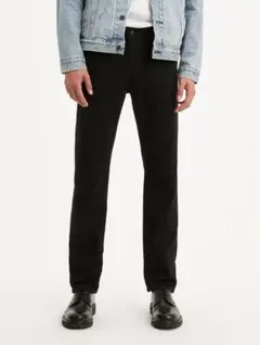 【新品タグ付き】【国内未発売】Levi's505ブラック W33 L34