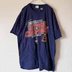 ポートアンドカンパニー Tシャツクルーネック半袖 プリント M 紺 綿 スポーツ