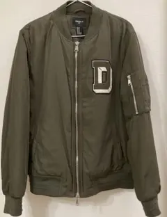 MA-1 フライトジャケット ビッグロゴ　 カーキ FOREVER 21