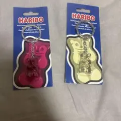 HARIBO クマ型アクリルキーホルダー 2色セットのサムネイル