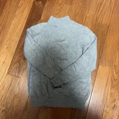 しまむら　ニット　セーター　グレー