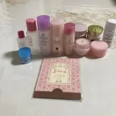 化粧品携帯トラベル用空小瓶まとめ売り、新品お化粧紙