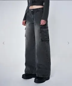 SLY WASHED SATIN CARGO パンツ サテン カーゴパンツ - メルカリ