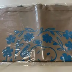 スヌーピー エコバッグ ベージュ