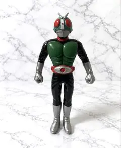 상태좋음 ライダーヒーローシリーズ 新一号 ソフビ バンダイ 当時品