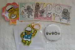 ちいかわ　シーサー祭り　ラバーマスコット　鎧さんセット　缶バッジ