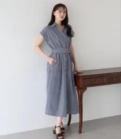 カシュクールシャツワンピース　Mのサムネイル