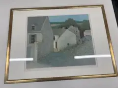 アンドレ・ブラジリエ 版画 真作 「馬」 額装 美術品 アート 芸術