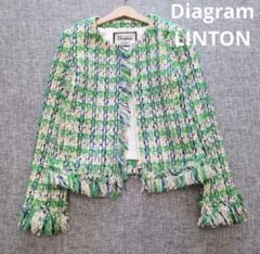 Diagram LINTON ノーカラージャケット