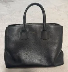 FURLA レザートートバッグ 黒　ショルダーバッグ