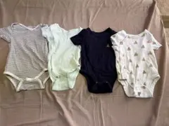 ベビー用半袖ボディスーツおまとめ4点セット