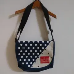 ドット柄 ショルダーバッグ